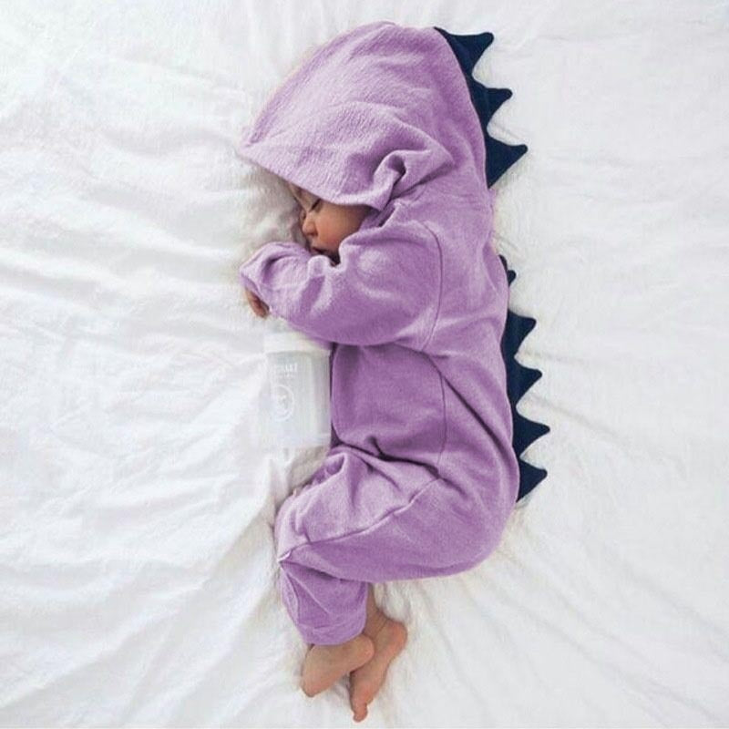 Cute Unisex Dinosaur Baby Onesie