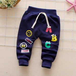 Baby Boy Casual Cartoon Trousers Pants