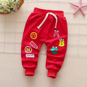 Baby Boy Casual Cartoon Trousers Pants