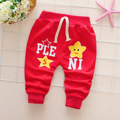 Baby Boy Casual Cartoon Trousers Pants