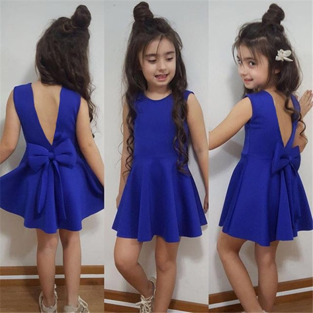 Princess Bow Gils Dresss