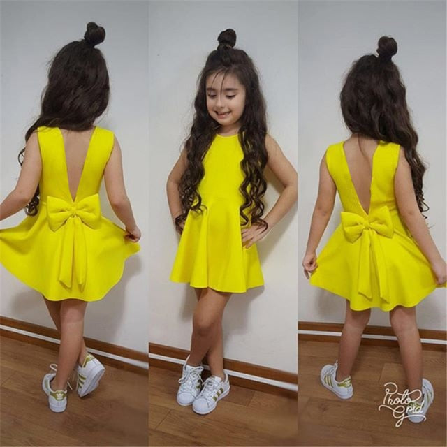 Princess Bow Gils Dresss