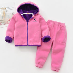 Unisex Fleece Long sleeve 2pcs Set