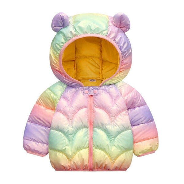 Unisex Hooded Cartoon Children Coats