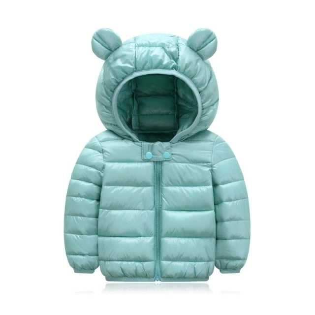 Unisex Hooded Cartoon Children Coats