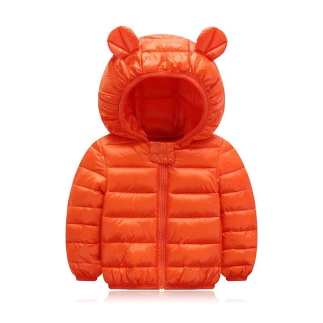 Unisex Hooded Cartoon Children Coats