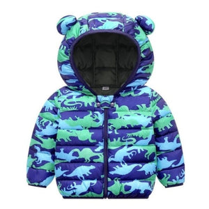 Unisex Hooded Cartoon Children Coats