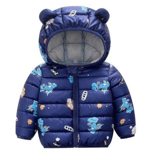 Unisex Hooded Cartoon Children Coats