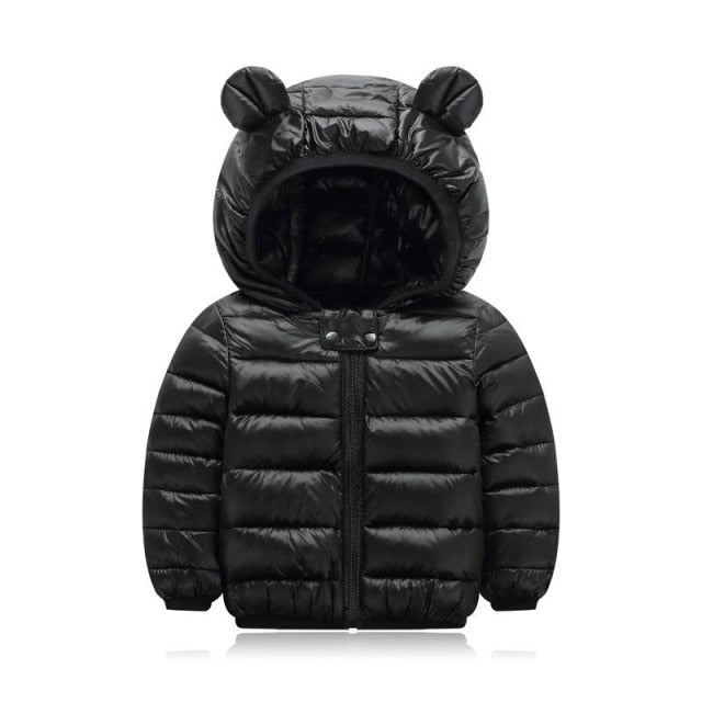 Unisex Hooded Cartoon Children Coats