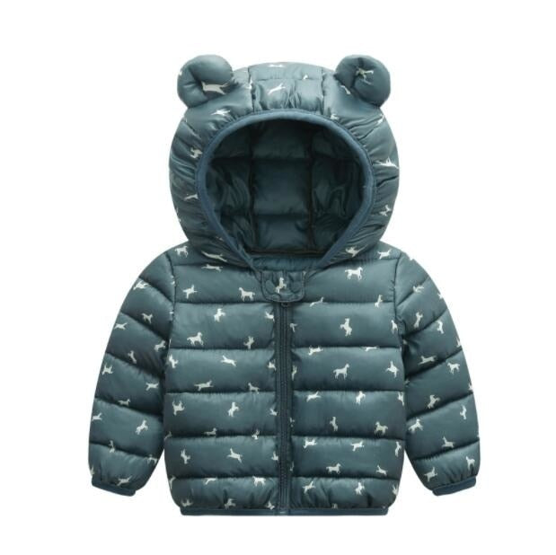 Unisex Hooded Cartoon Children Coats