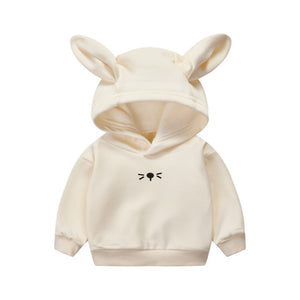 Unisex Bunny Ears Hooded Jacket