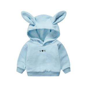 Unisex Bunny Ears Hooded Jacket