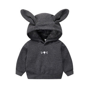 Unisex Bunny Ears Hooded Jacket