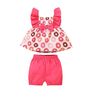 Girls Floral Set