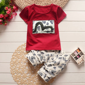 Boys short-sleeved + shorts 2 sets