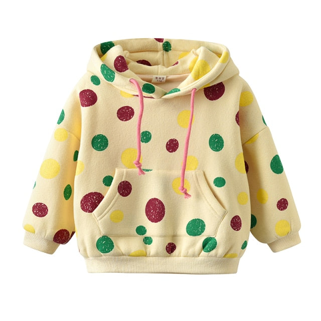 Unisex Hooded Dot Sweater