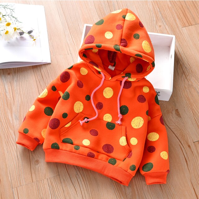 Unisex Hooded Dot Sweater