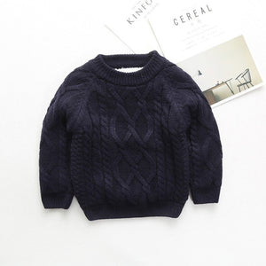 Boys Knitted Cardigan Sweater