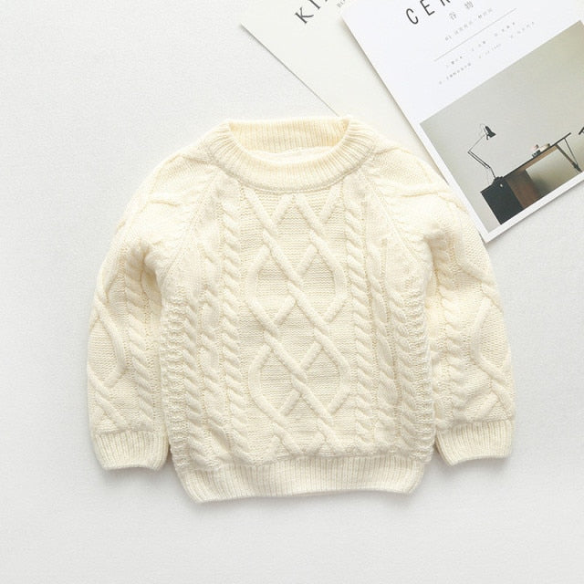 Boys Knitted Cardigan Sweater