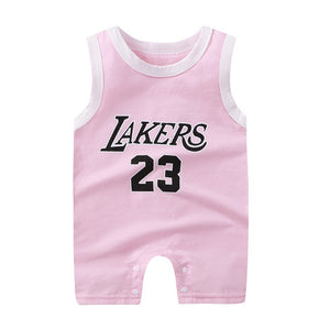 Neonatal Sports Sleeveless Rompers