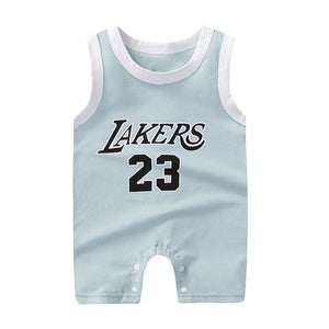 Neonatal Sports Sleeveless Rompers