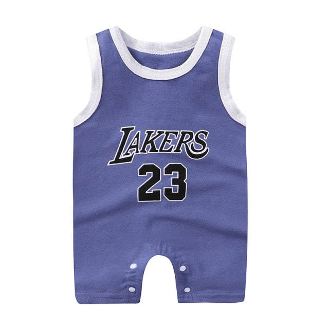 Neonatal Sports Sleeveless Rompers