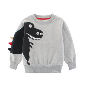 Long Sleeve Dinosaur Boys Sweatshirt