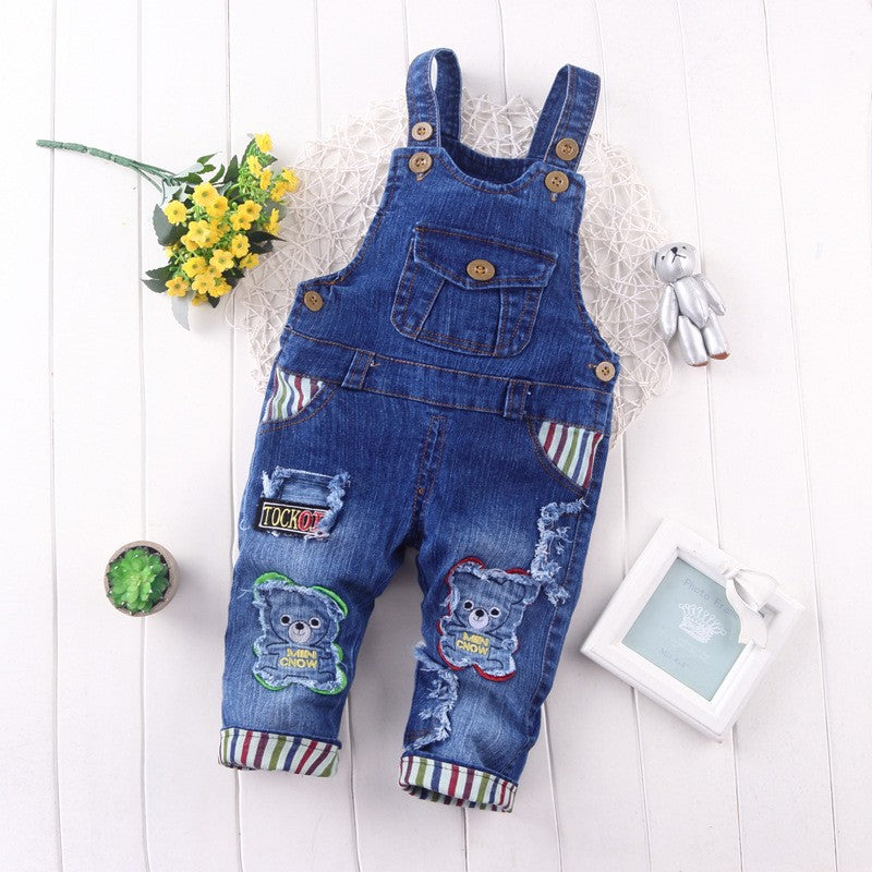 Boys Jeans Overalls